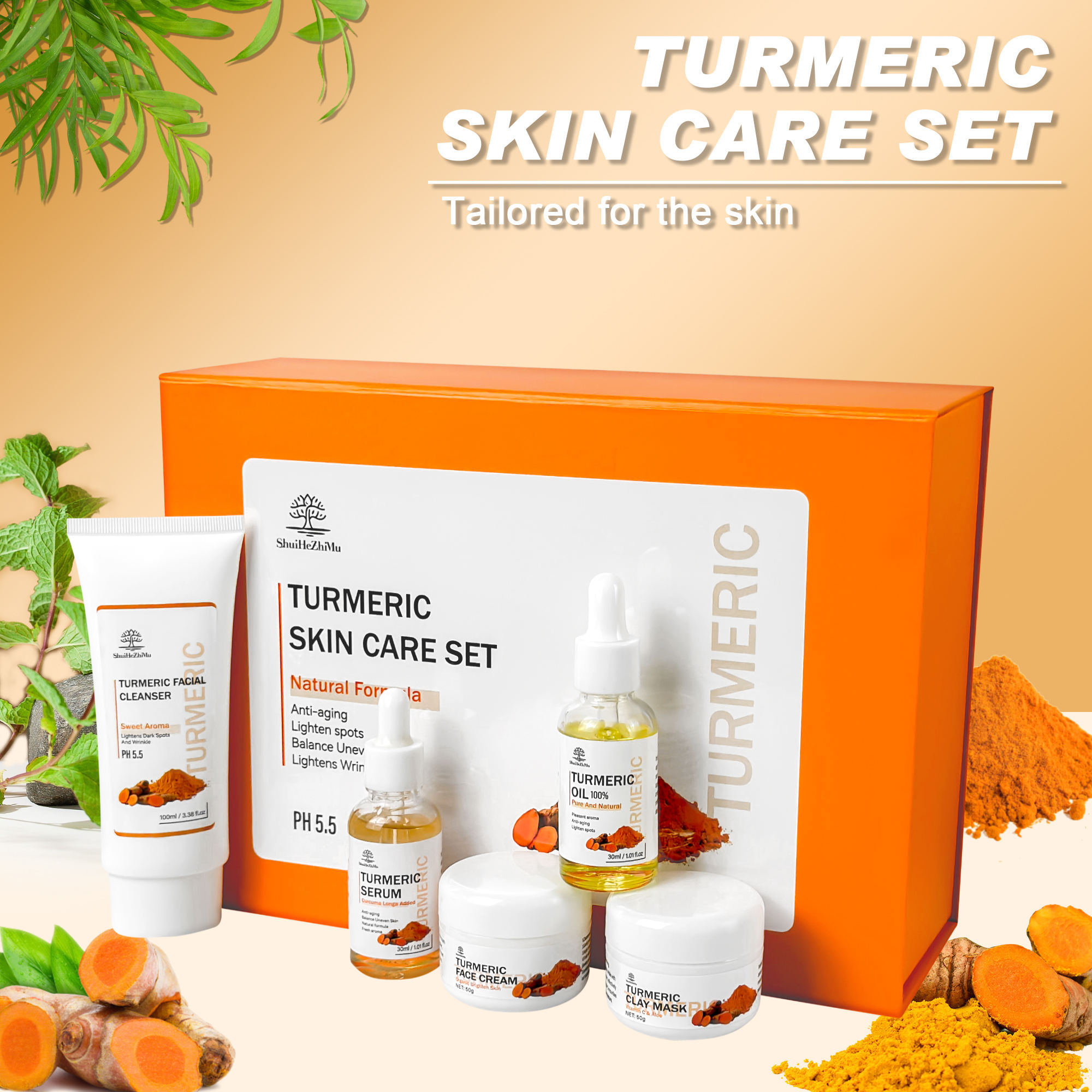 Turmeric skin care set