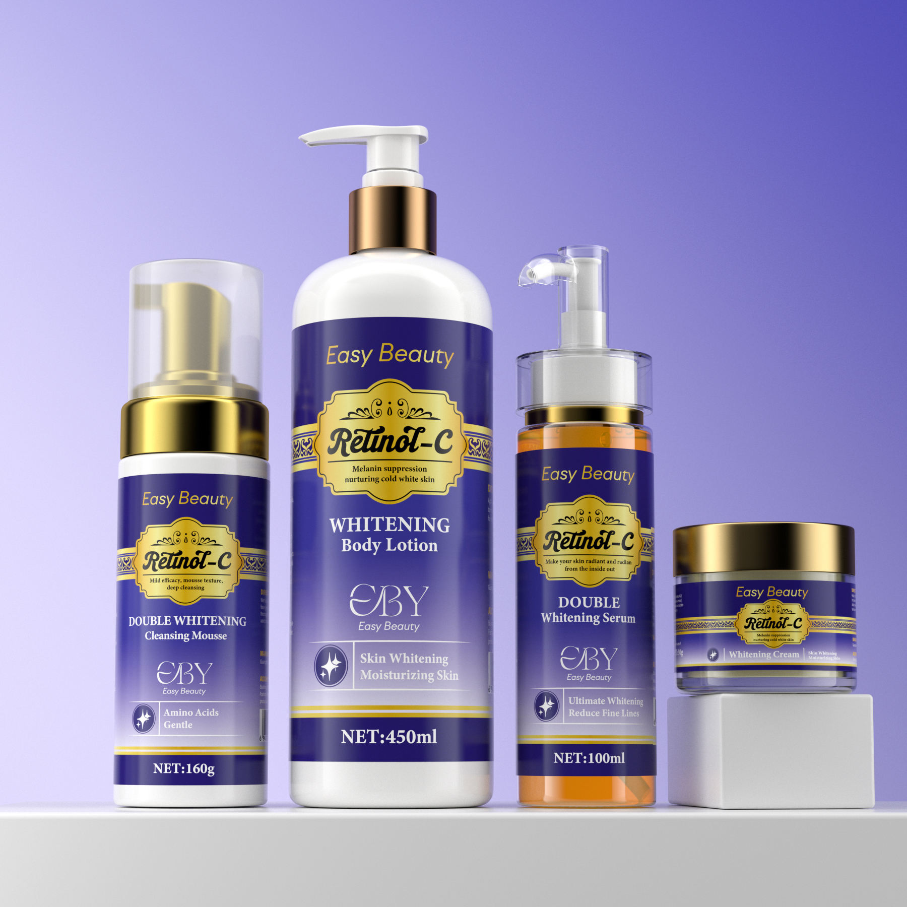 Retinol-C whitening skin care set